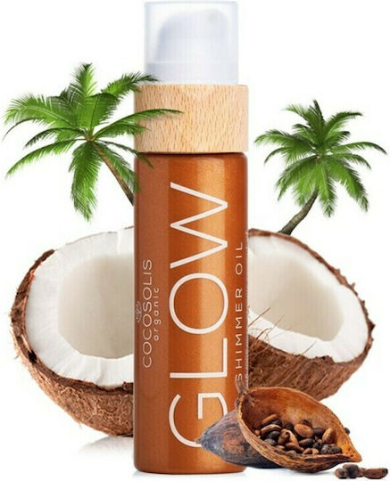 Cocosolis Glow Bio Dry Shimmering Oil for Face and Body 110ml
