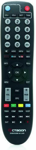 Octagon SX888 IPTV Ψηφιακός Δέκτης Mpeg-4 4K UHD Συνδέσεις HDMI / USB