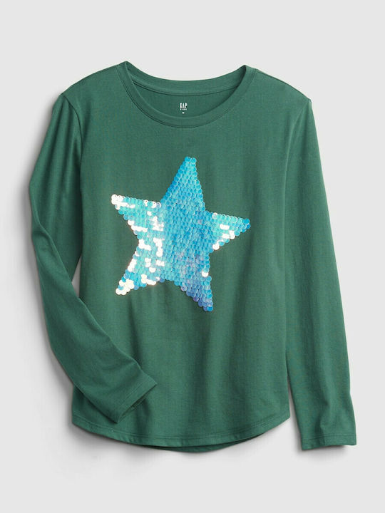 GAP Children's Blouse Long Sleeve Green