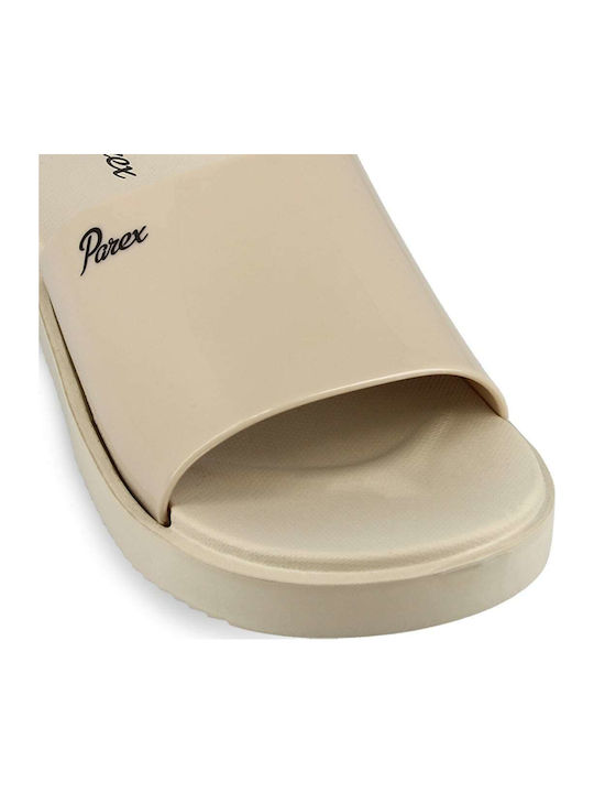 Frauen Flip Flops in Beige Farbe