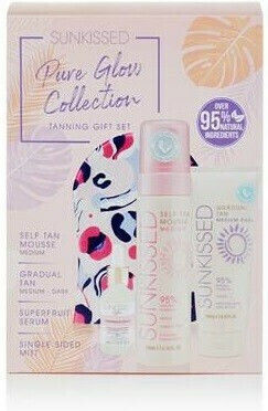 Sunkissed Pure Glow Collection Medium Tanning Set Îngrijire pentru Hidratare & Strălucire
