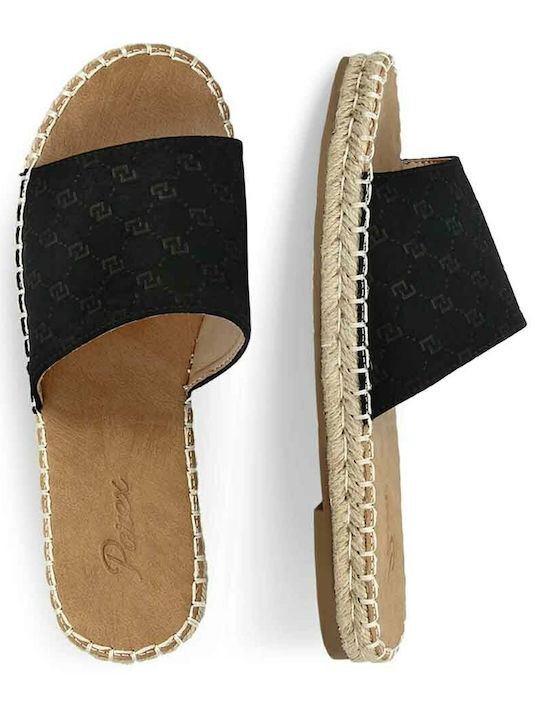 Women's Flat Sandals Anatomic in Black Color