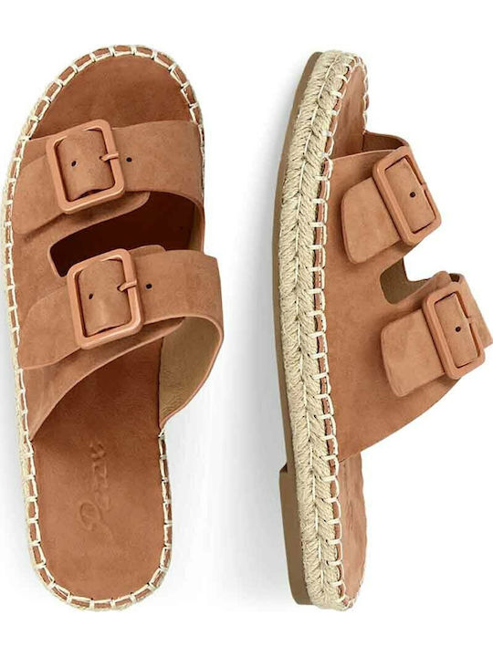 Women's Flat Sandals Brown