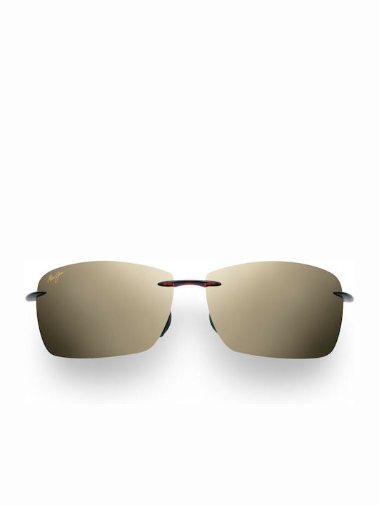 Maui Jim Lighthouse Men's Sunglasses with Brown Metal Frame and Brown Polarized Lens 423-26