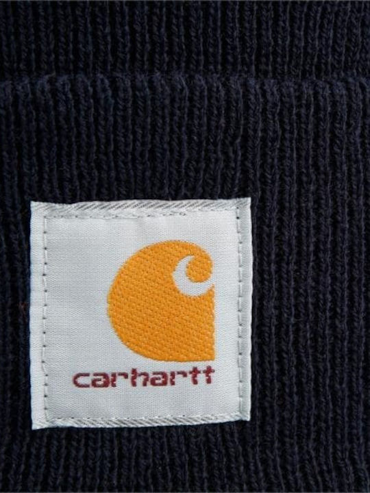 Ribbed Beanie Cap Navy Blue