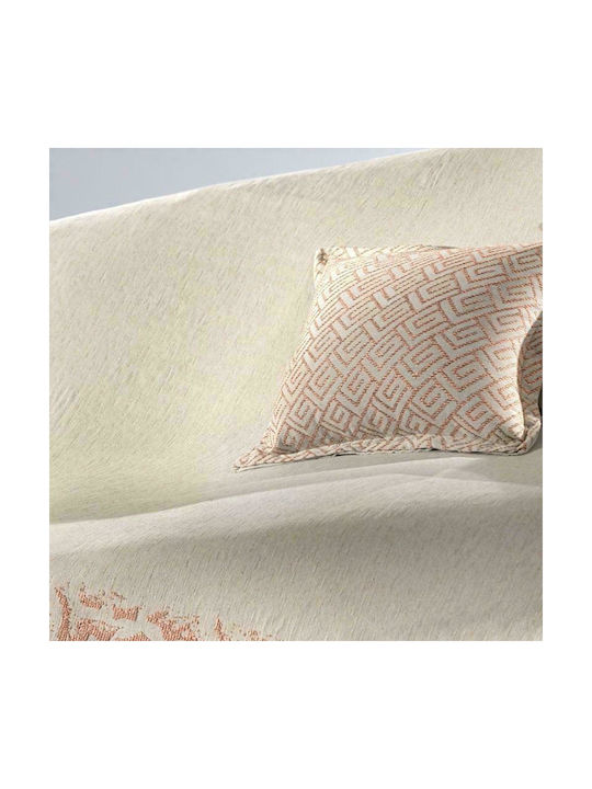 Guy Laroche Decorative Pillow Case Bali Coral - Natural 50x50cm.