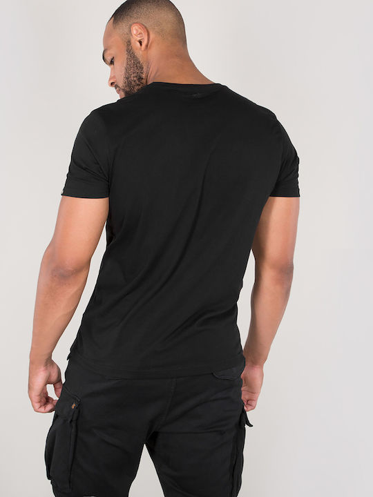 Basic Αθλητικό T-shirt Μαύρο