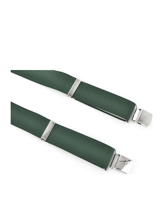 Victoria Suspenders Monochrome Green