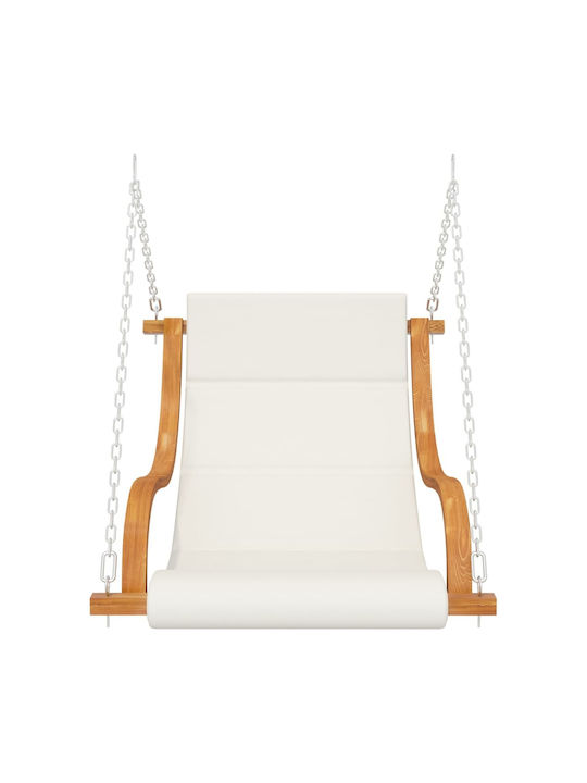 Hanging Chair Wooden W95xD120xH65.5cm Cream