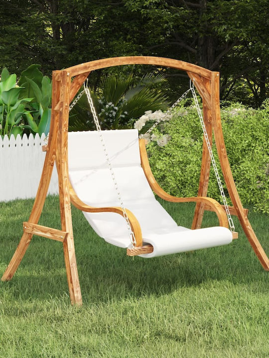 Wooden Swing Cream L95xW120xH65.5cm