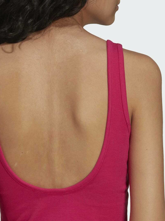 Adicolor Essentials Women's Athletic Crop Top Sleeveless Burgundy