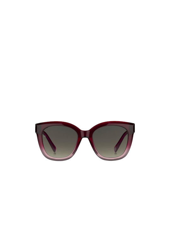 Tommy Hilfiger Women's Sunglasses with Burgundy Plastic Frame and Brown Lens 204675C9A5-2HA
