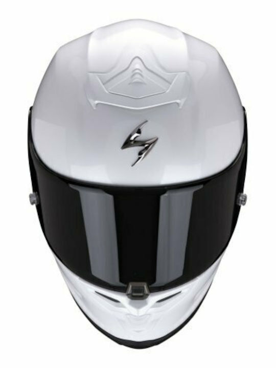 Scorpion EXO-R1 Air Solid Full Face Helmet Solid Pearl White 10-100-70