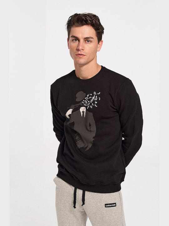 Cotton4all 22-339 Men's Sweatshirt Black