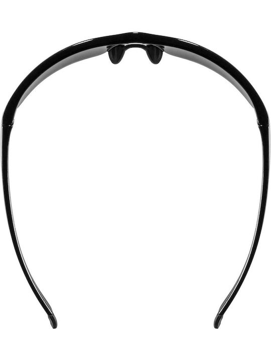 Uvex Sportstyle 215 Men's Sunglasses with Black Plastic Frame and Gray Lens S5306172216