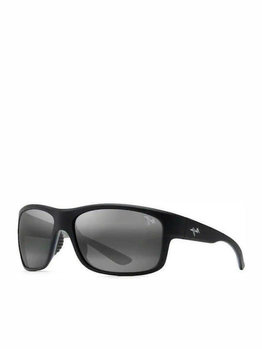 Maui Jim Southern Cross Ανδρικά Γυαλιά Ηλίου με Γκρι Κοκκάλινο Σκελετό και Μαύρο Polarized Καθρέφτη Φακό 815-53B