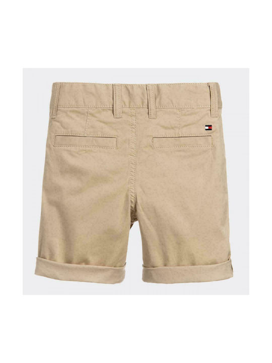 Tommy Hilfiger Kinder Shorts/Bermudas Stoff Braun