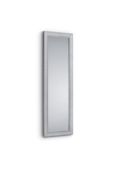 Mirrors & More Ariane Wall Mirror Full Length with Silver Plastic Frame 150x50cm 1pcs