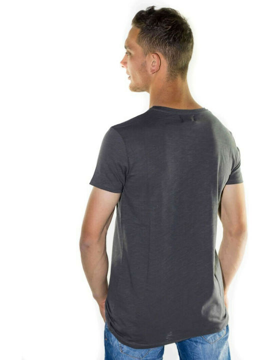 Paco & Co 85400 Men's Short Sleeve T-shirt Anthracite 2121282