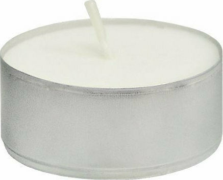 HOMie Tealights in White Colour up to 4 Hours Duration 50 Pieces