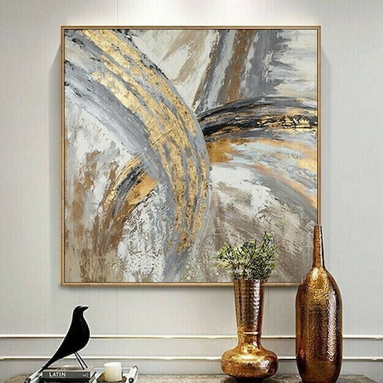 Lalos Golden Element on Canvas 80x80 cm