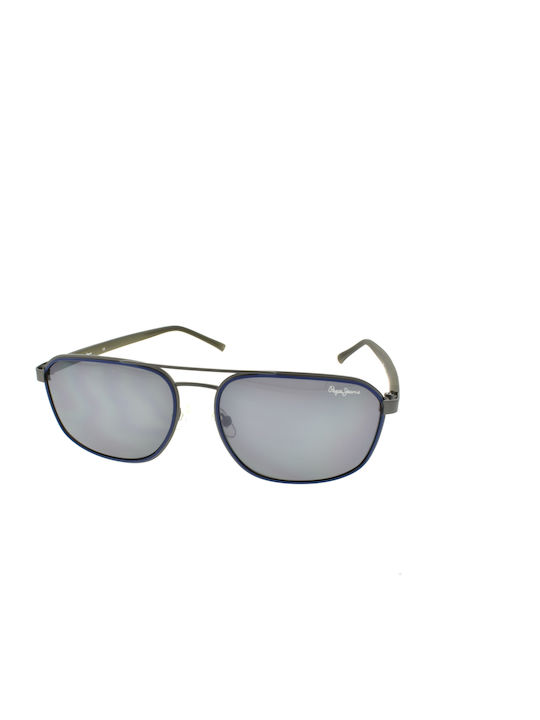 Pepe Jeans Men's Sunglasses with Blue Metal Frame PJ5121-C2