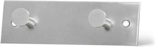Grekon 402 Metal Wall Hanger 2 Hooks 14x4cm