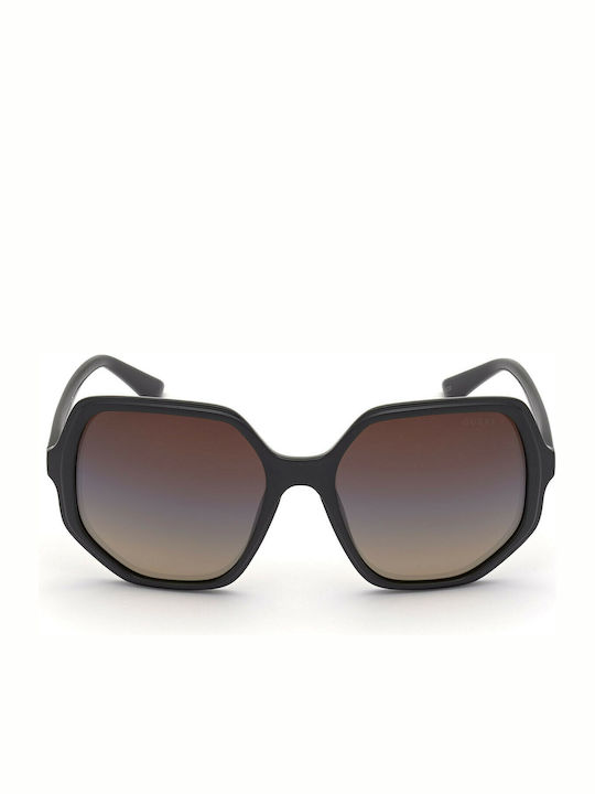 Guess Femei Ochelari de soare cu Negru Din plastic Rame și Maro Ochelari de soare Lentilă GU7773 02B