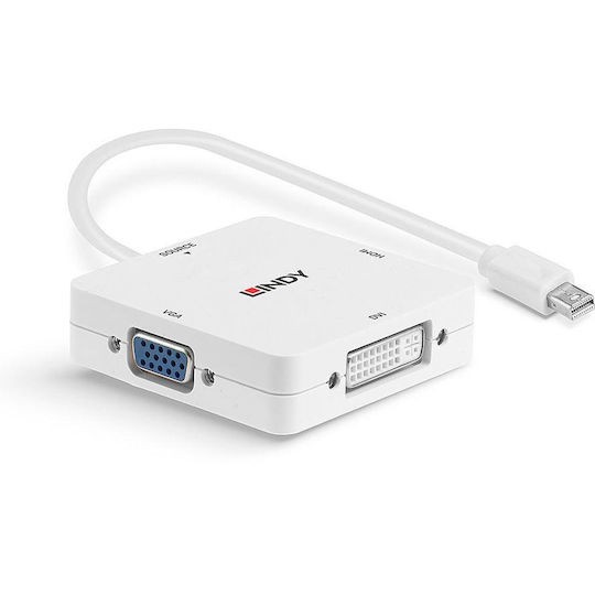 Lindy Mini DisplayPort Docking Station με HDMI Λευκό (41035)