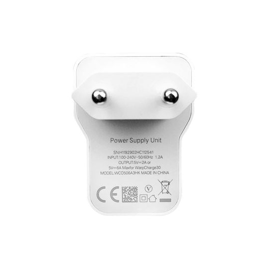 OnePlus Încărcător Fără Cablu cu Port USB-A 30W Albς (Warp Charge 30)