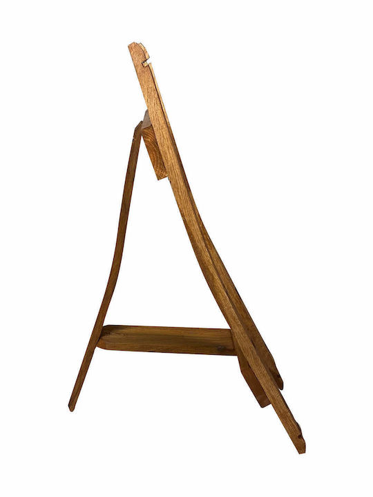 Freistehend Weinkeller Hölzernes für 10 Flaschen Dark Brown 50x30x78εκ.
