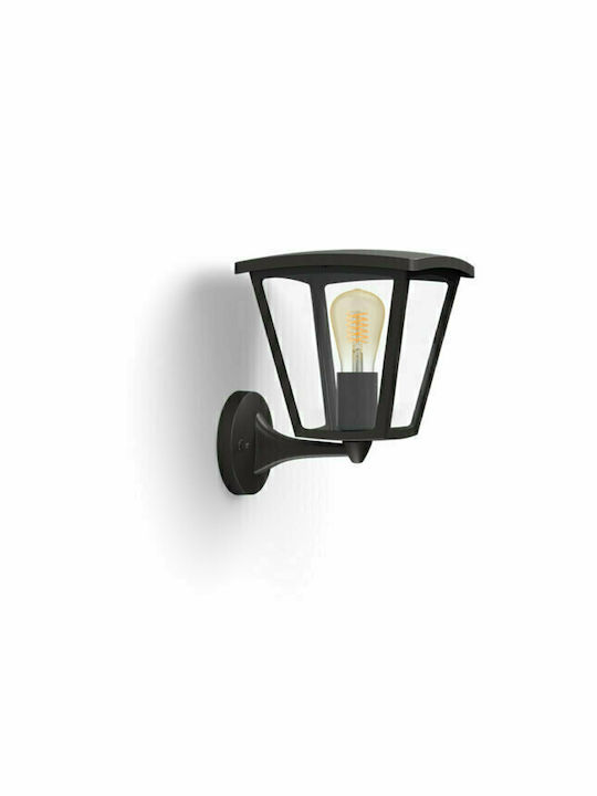Philips Inara Hue Wall-Mounted Outdoor Lantern E27 IP44 27.7x25.6x21.9εκ.