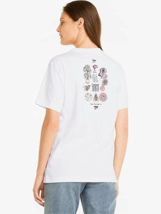 PUMA Downtown T-Shirt Λευκό