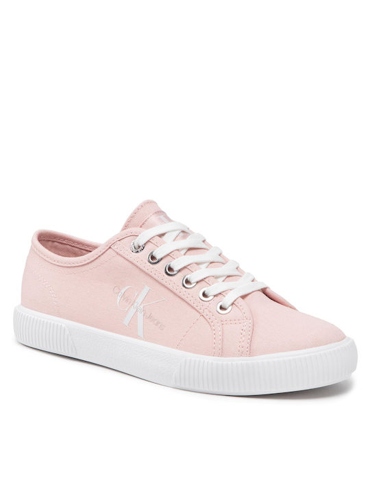 Calvin Klein Vulcanized Essential 1 Γυναικεία Sneakers Ροζ