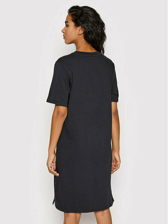 New Balance Essentials Mini All Day Φόρεμα Βαμβακερό Μαύρο