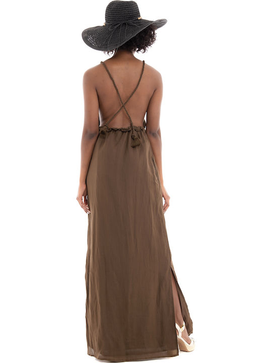 Summer Maxi Dress Brown