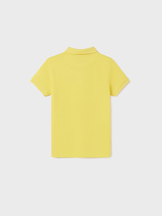 Mayoral Kids Polo Short Sleeve Yellow