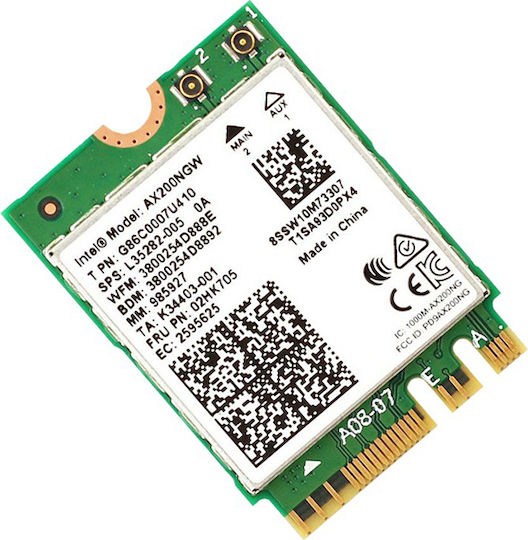 Intel AX200 vPro Wireless Card Wi‑Fi (2400Mbps) Mini PCI-e