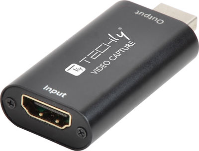 Techly I-USB-VIDEO-1080TY Videoaufzeichnung für PC / Laptop und Verbindung USB-A