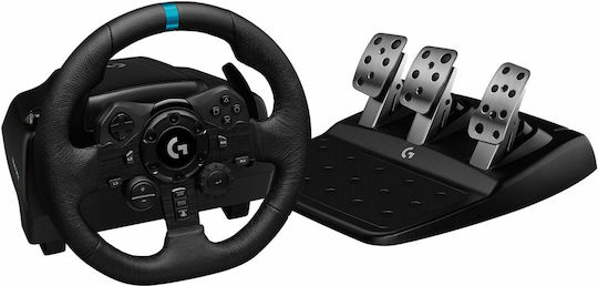 Logitech G923 Trueforce Volan cu Pedale pentru PC / PS4 / PS5 cu 900° Grade de Rotire