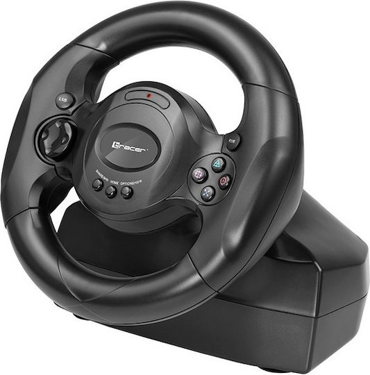 Tracer Rayder 4 In 1 Steering Wheel with Pedals for PC / PS3 / PS4 / XBOX One with 180° Rotation