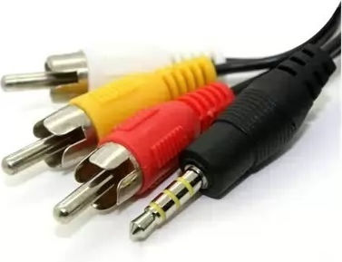 3.5mm male to Composite male / Analog Audio male 1.5m Cable (18183)