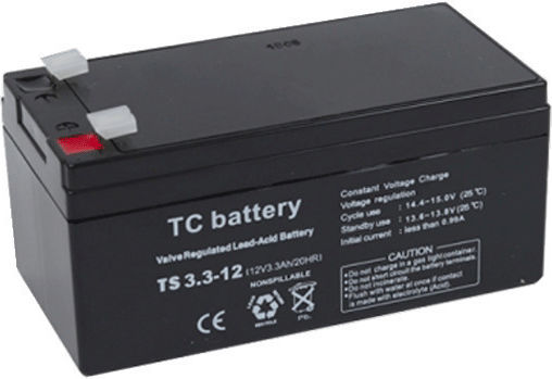 TC Battery TS3.3-12 Baterie UPS cu Capacitate 3.3Ah și Tensiune 12V 1buc