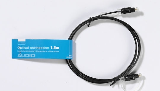 Vivanco Optical Audio Cable TOS male - TOS male Μπλε 1.5m (19411)