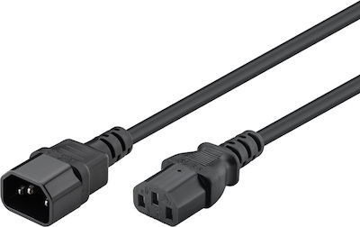 Goobay IEC C13 - IEC C14 Kabel 1.5m Schwarz (68602)