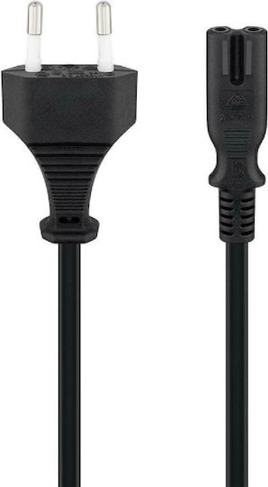 Goobay Euro - IEC C7 Kabel 5m Schwarz (95039)