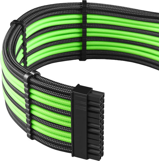 Cablemod PRO ModMesh Cable Extension Kit 8-Pin PCIe / 6-Pin PCIe - 2x 8-Pin PCIe / 8-Pin PCIe / 6-Pin PCIe Cable 0.25m Πράσινο CM-PCAB-BKIT-NKKLG-3PK-R
