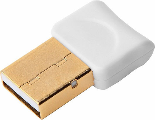 USB Bluetooth 4.0 Adapter Λευκό (10006)
