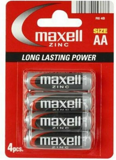 Maxell Zink-Batterien Zink AA 1.5V 4Stück