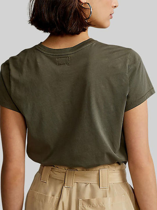 Ralph Lauren Damen T-shirt Khaki